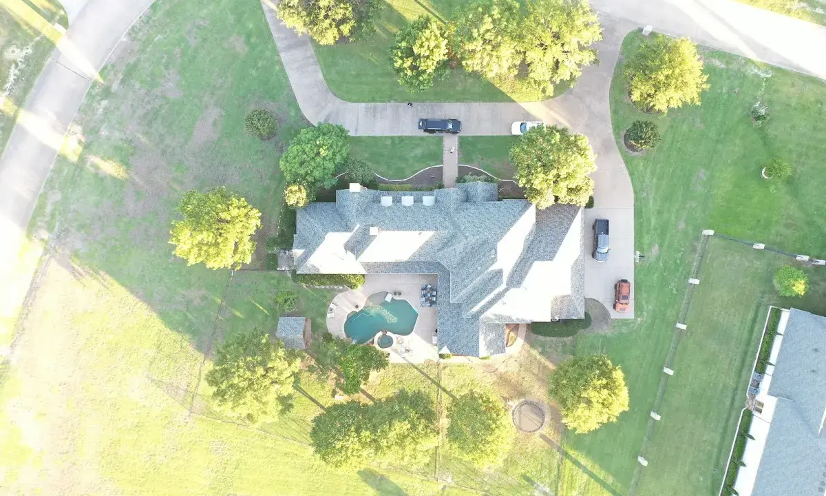 New shingle roof installation on a home in Houghton